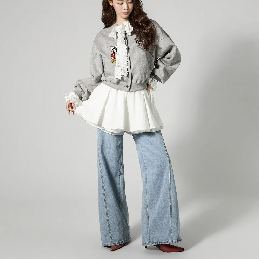 SK3175 Double Mini Skirt - Image 2