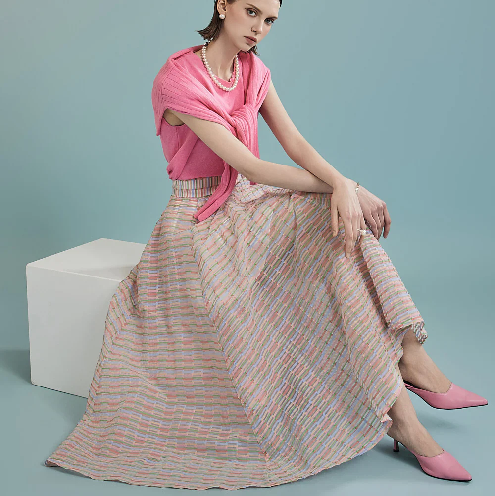SK9234 Organzine Skirt - Image 2