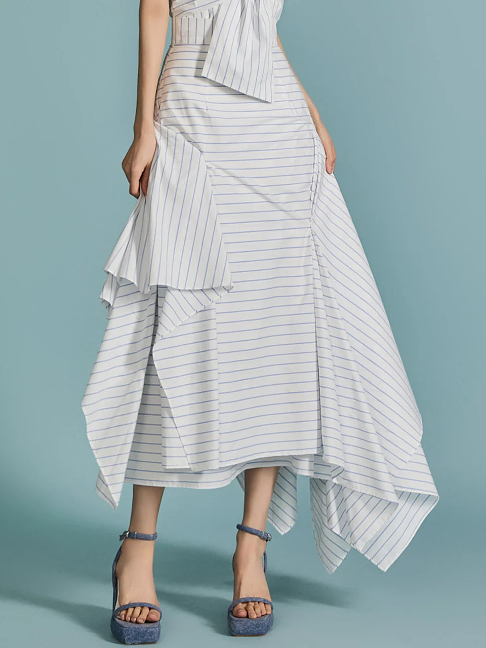 SK9240 Striped Skirt