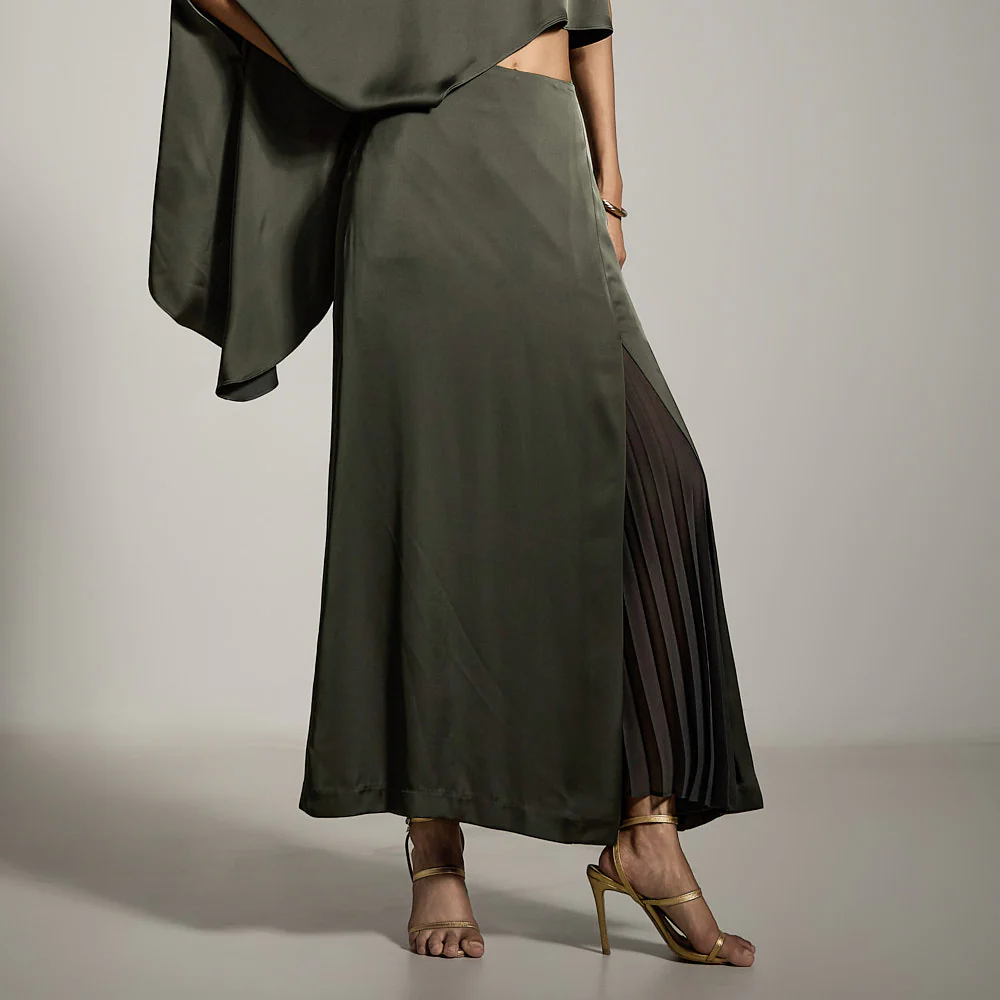 SK9274 Layered Pleats Skirt - Image 2