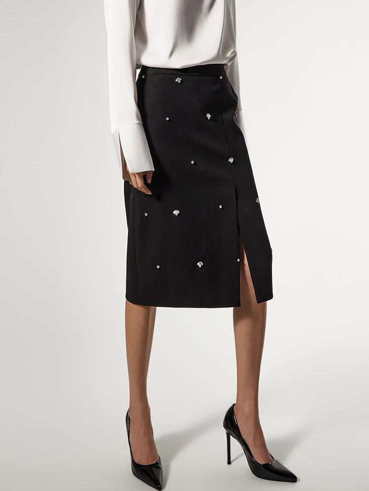 SK9295 Flower Bead Skirt