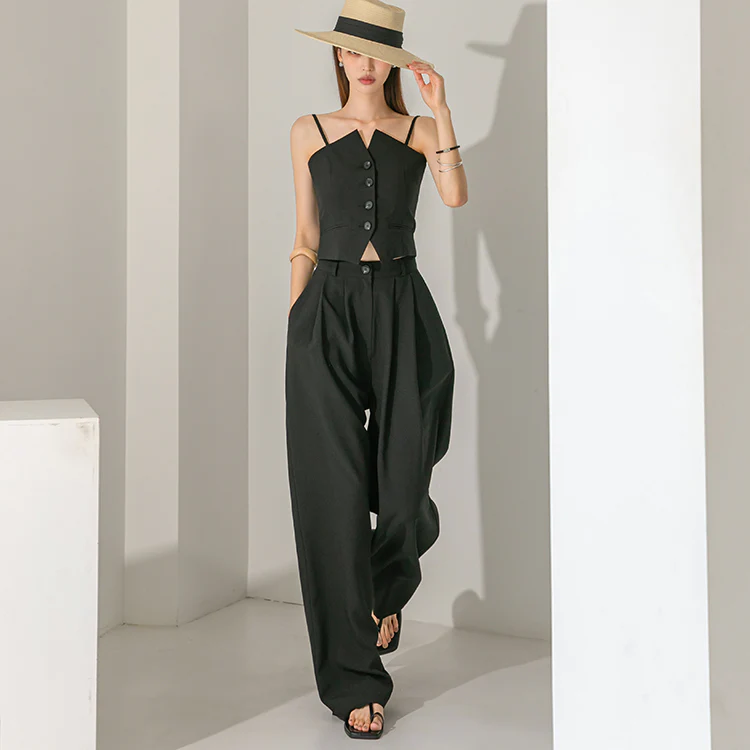 TP1405 Strappy Sleeveless Two-Piece - Image 2