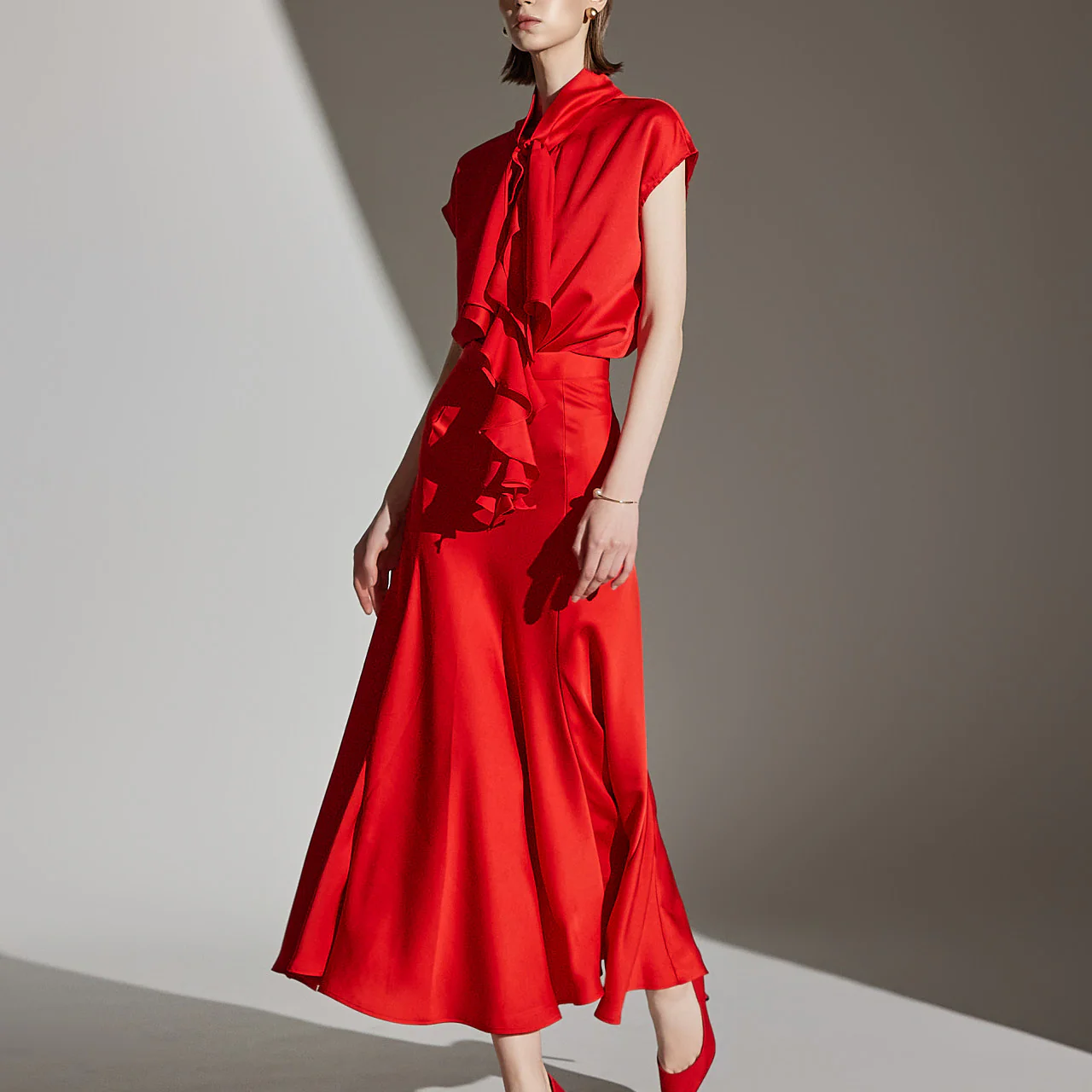TP1581 Blouse and Skirt Two-piece - Image 2