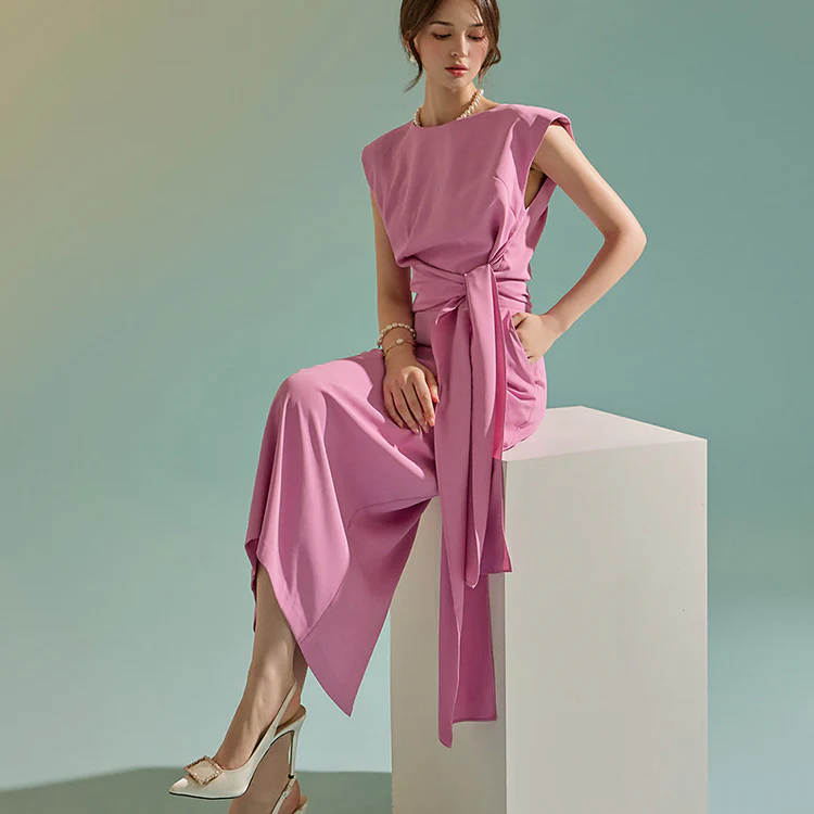 TP1634 Strap Sleeveless Blouse Two-Piece - Image 2