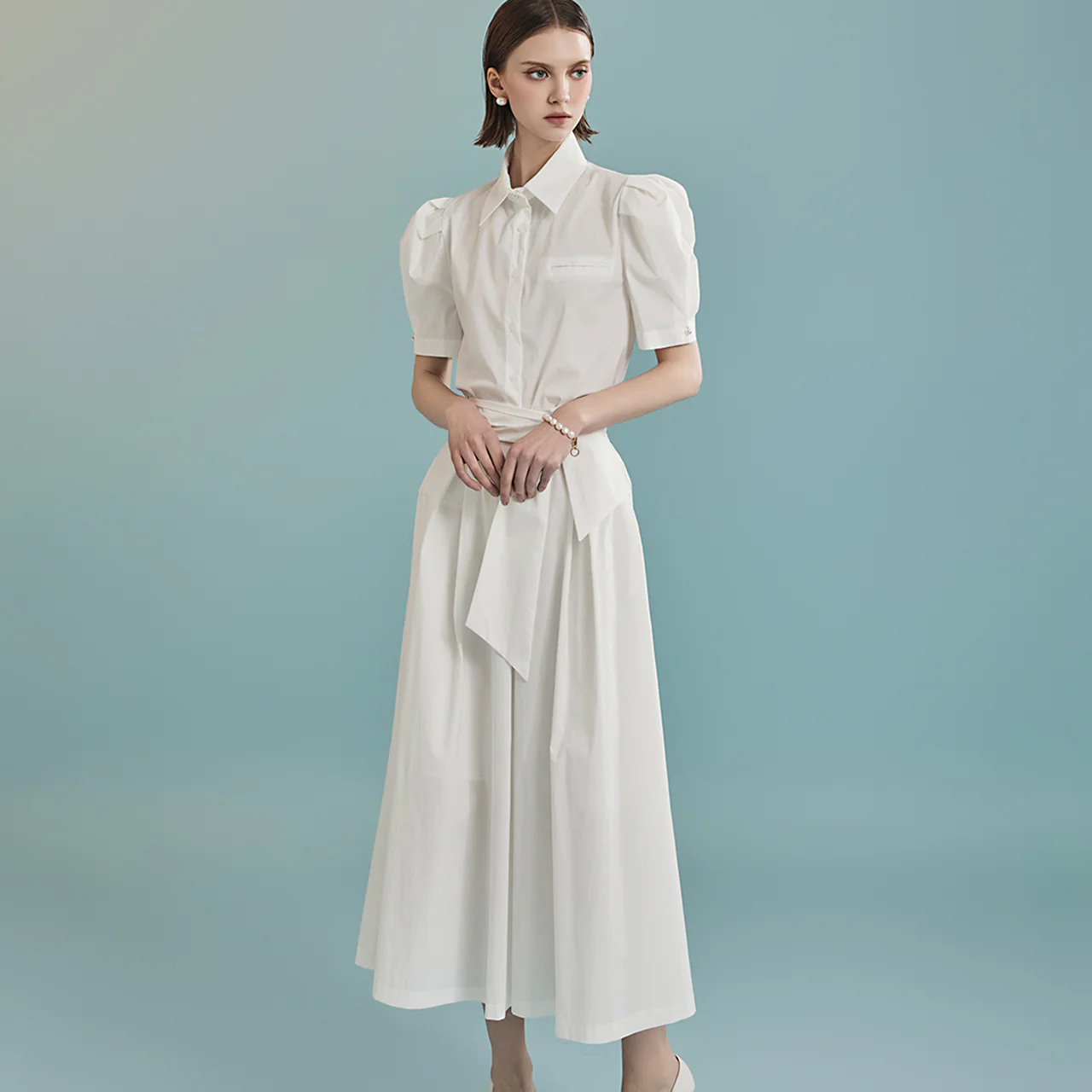 TP1828 Shirt and Skirt Set - Image 2