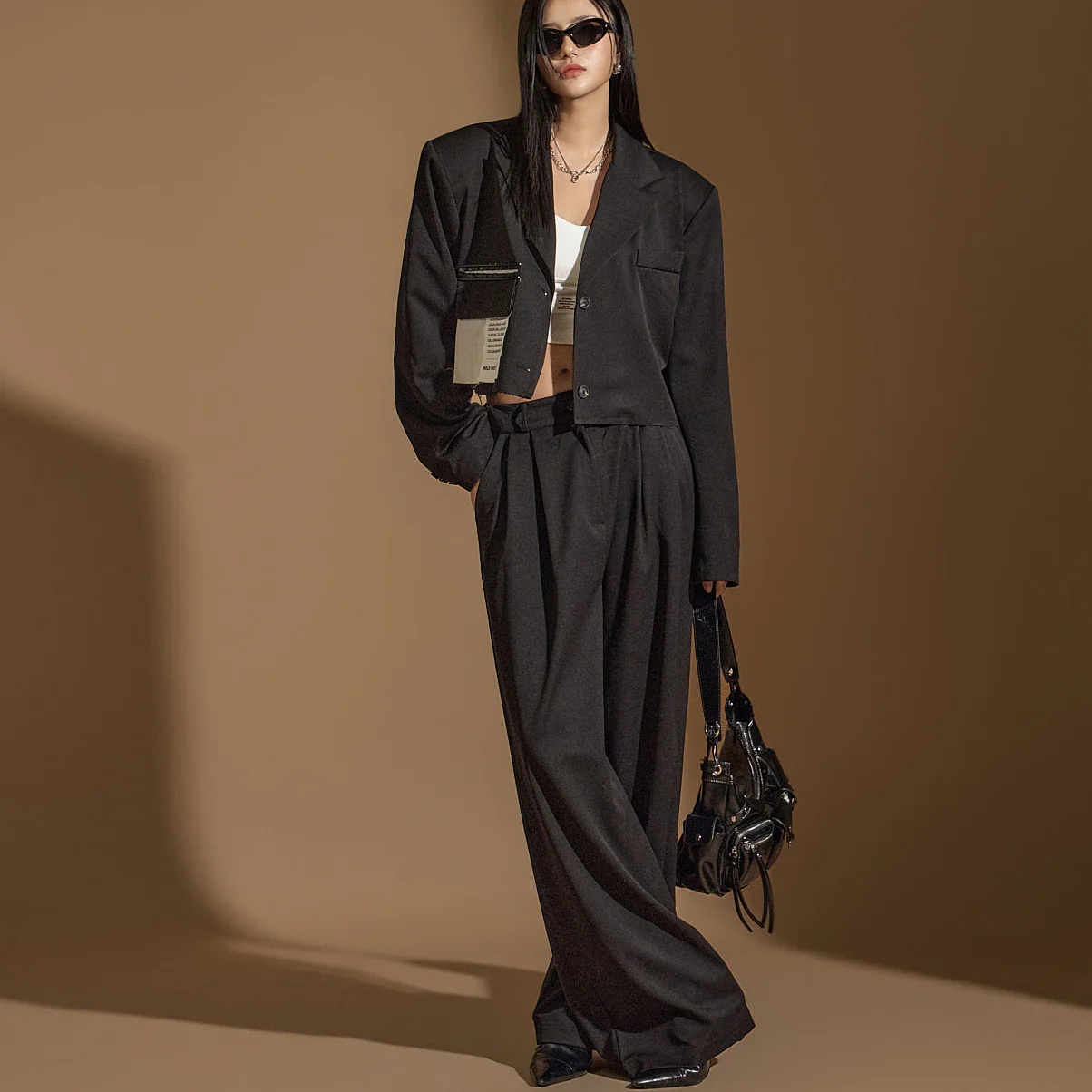 TP1924 Patched Jacket and Slacks Set - Image 2