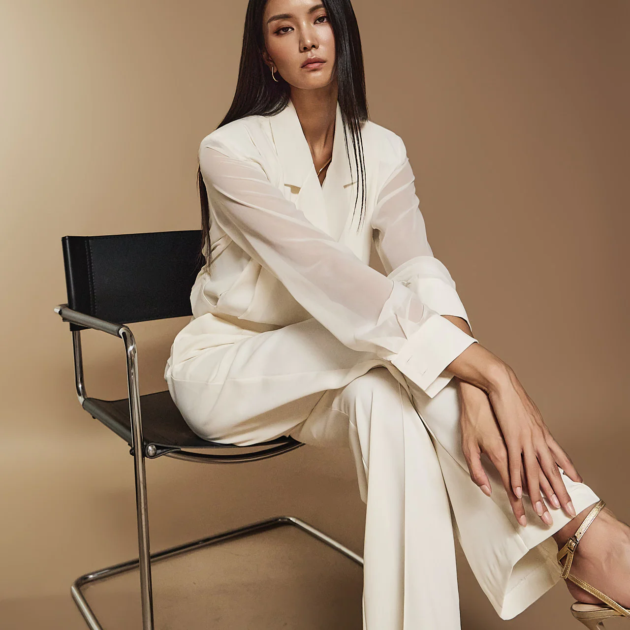 TP1937 Blouse and Slacks Set - Image 2