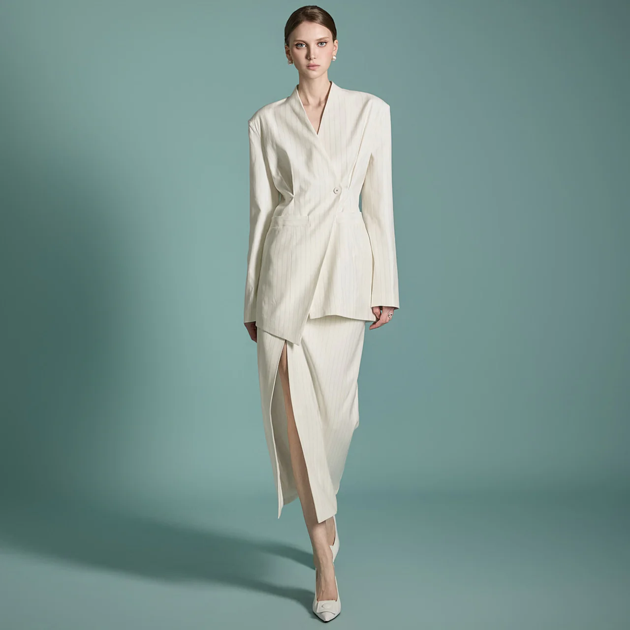 TP1998 Jacket Skirt Set - Image 2