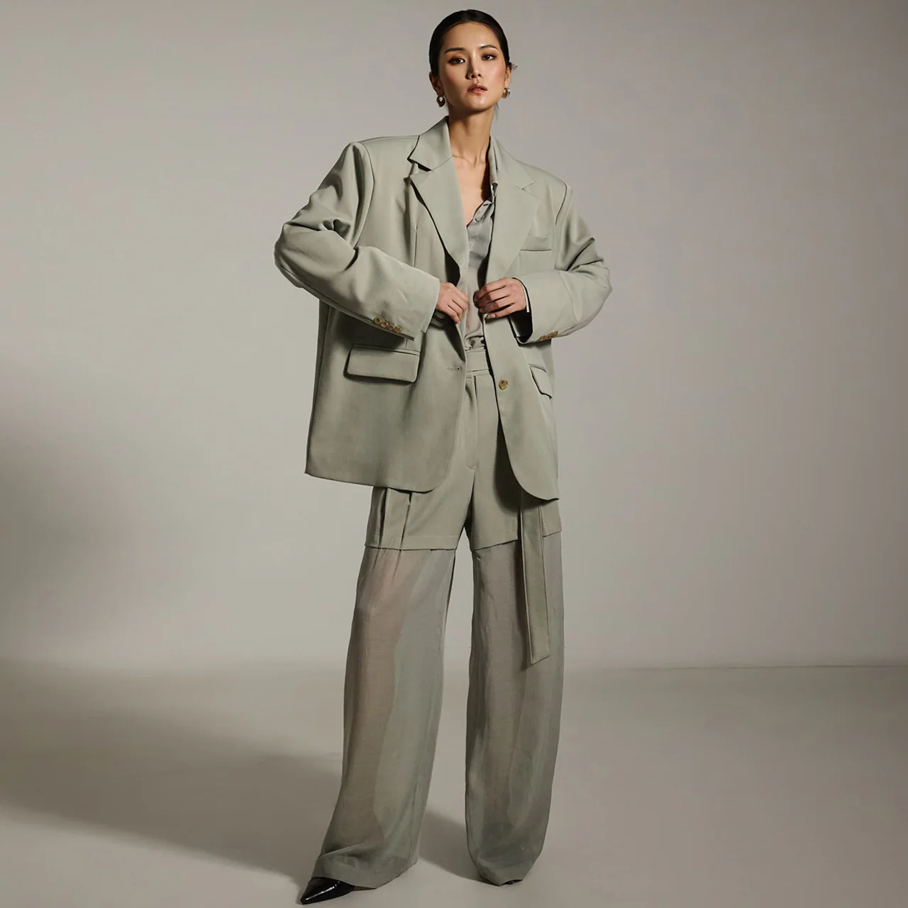 TP2046 Sheer Three-Piece Set - Image 2