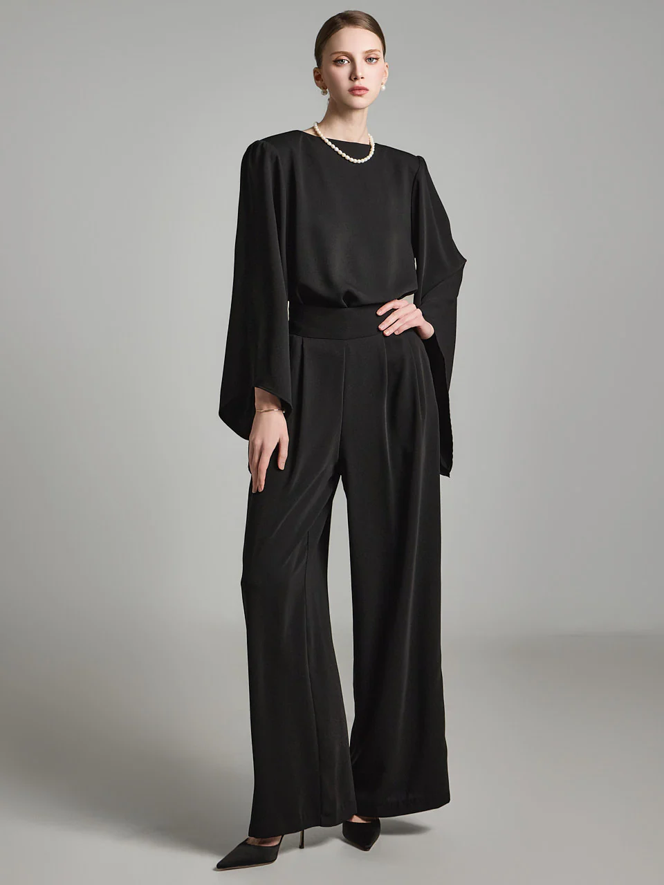 TP2055 Blouse and Slacks Set
