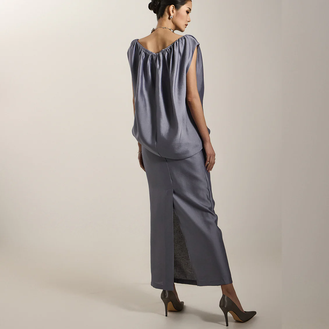 TP2062 Blouse and Skirt Set - Image 2