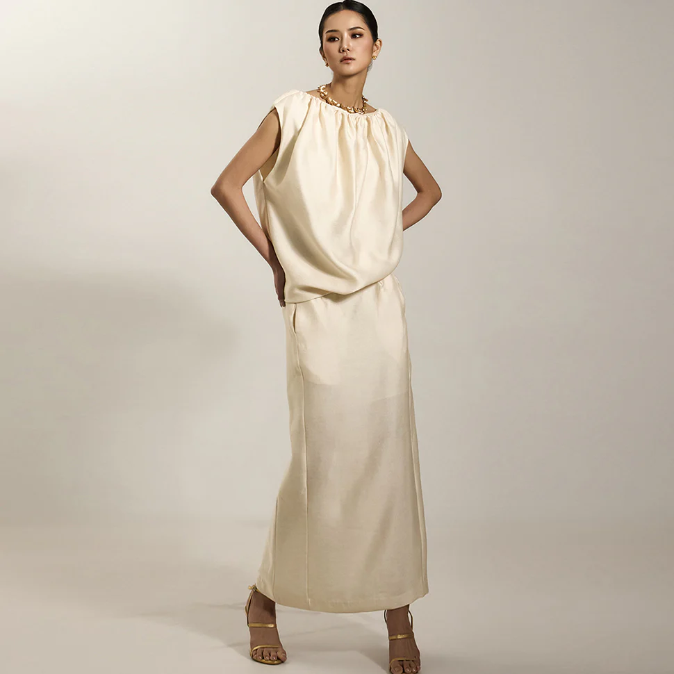 TP2062 Blouse and Skirt Set - Image 2