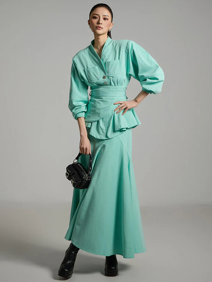 TP2073 Jacket and Skirt Set