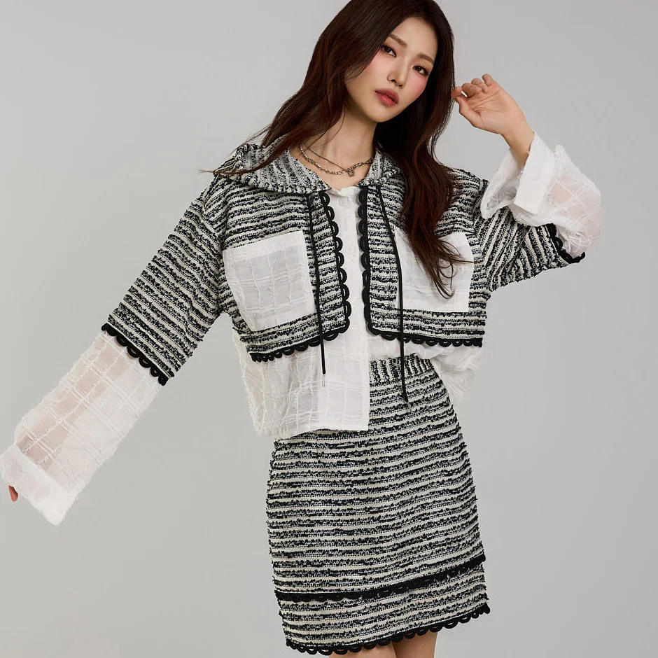 TP2076 Hooded and Skirt Set - Image 2