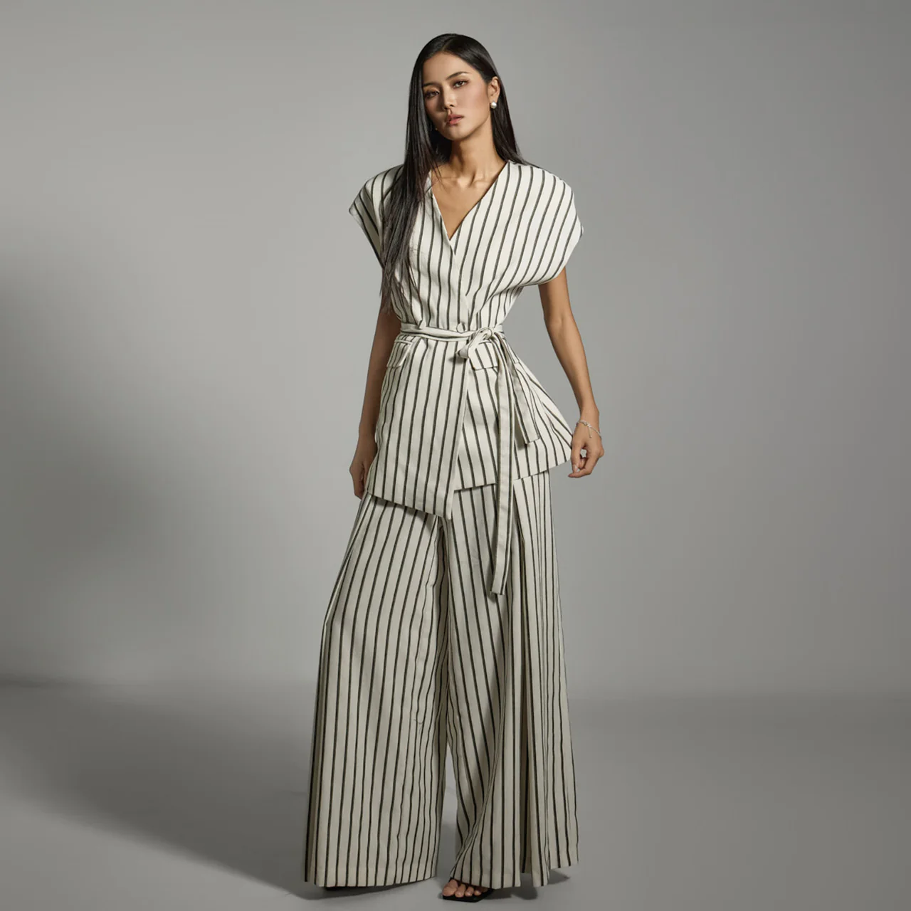 TP2112 Linen Vest and Pants Set - Image 2