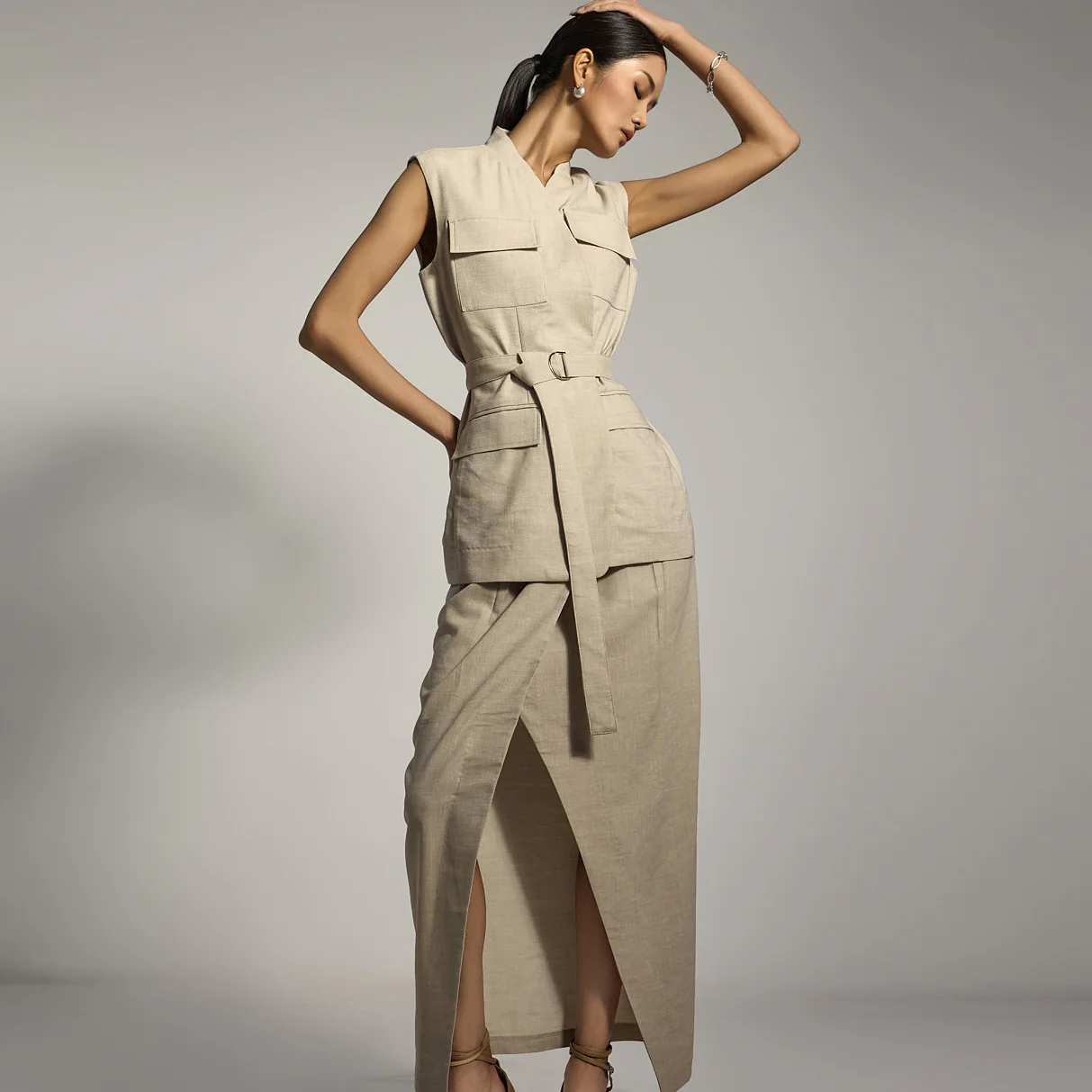 TP2127 Vest and Skirt Set - Image 2