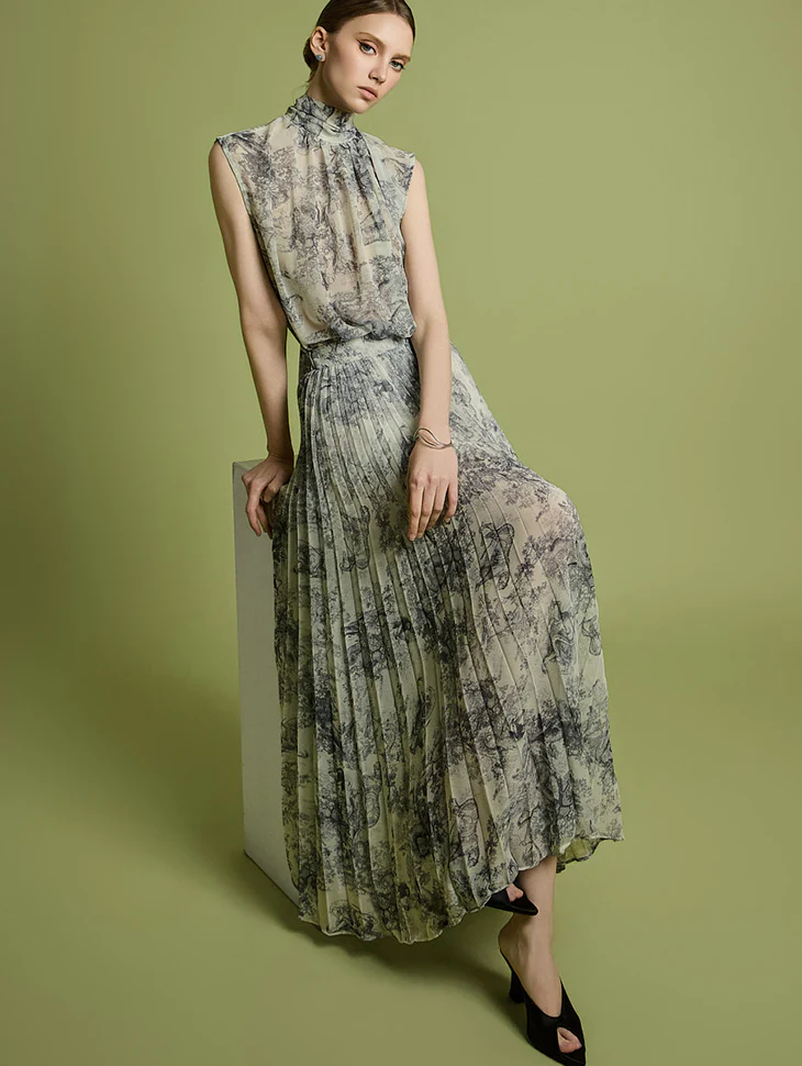 TP2143 Blouse and Skirt Set