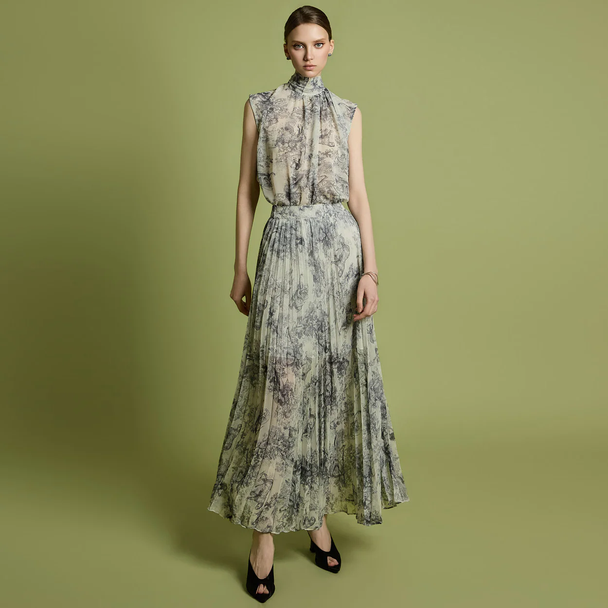 TP2143 Blouse and Skirt Set - Image 2