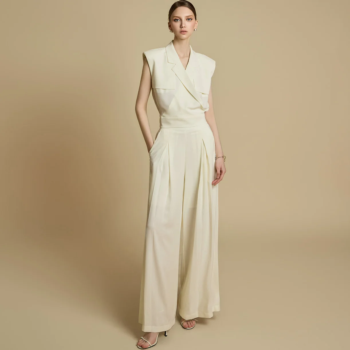 TP2144 Blouse and Slacks Set - Image 2
