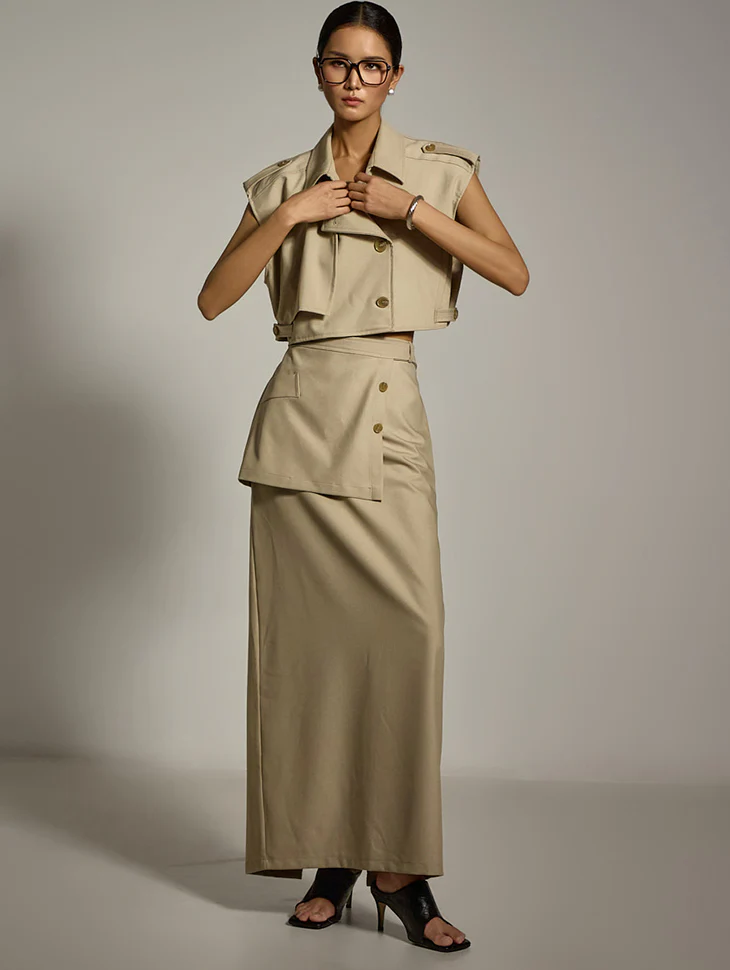 TP2149 Vest and Skirt Set