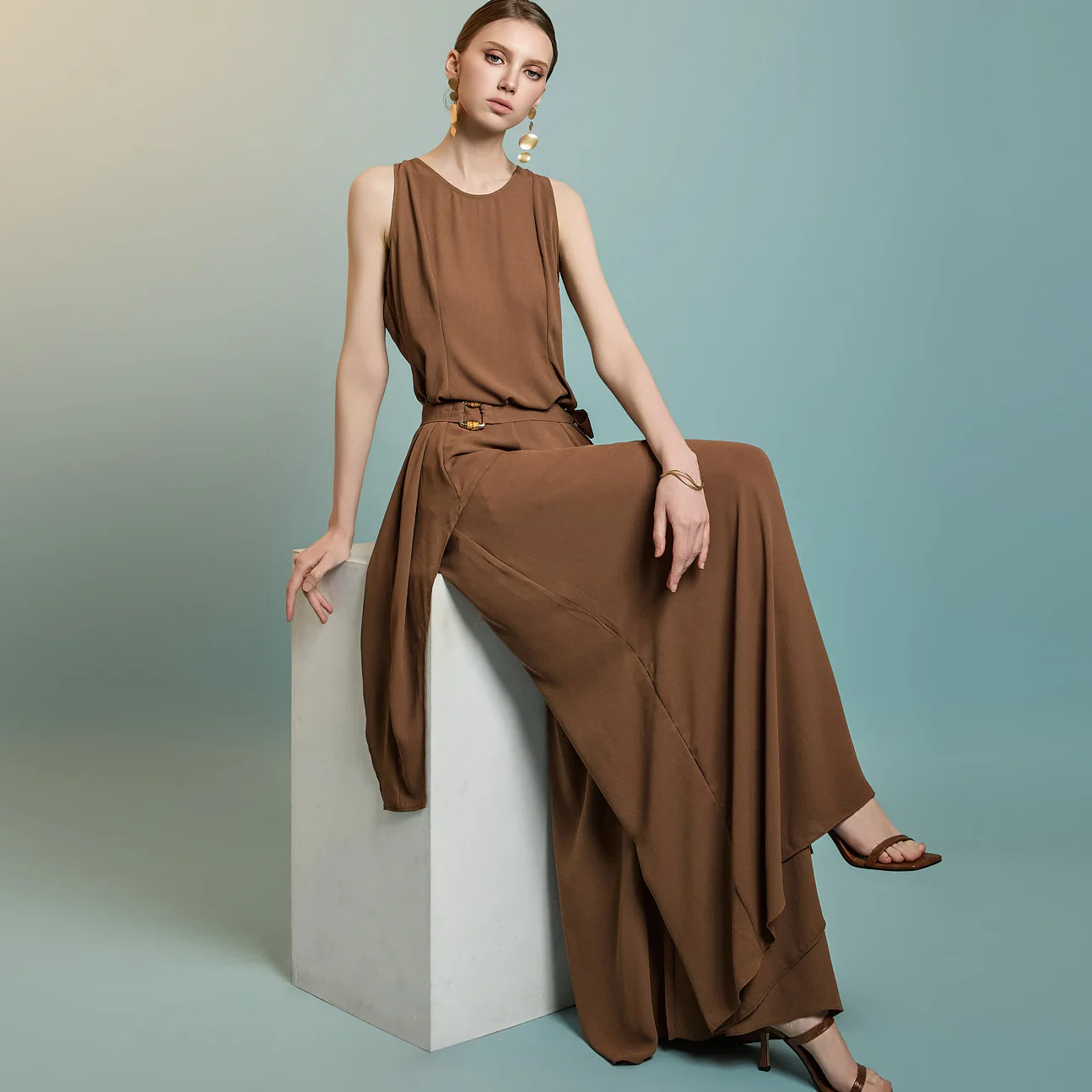 TP2163 Sleeveless and Pants Set - Image 2