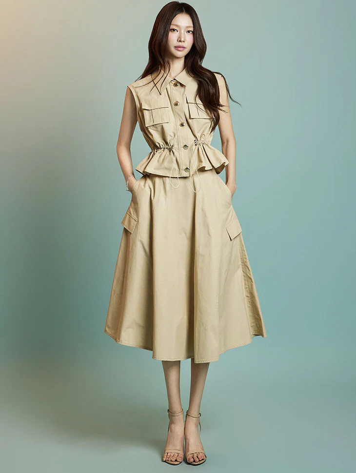 TP2190 Vest and Skirt Set