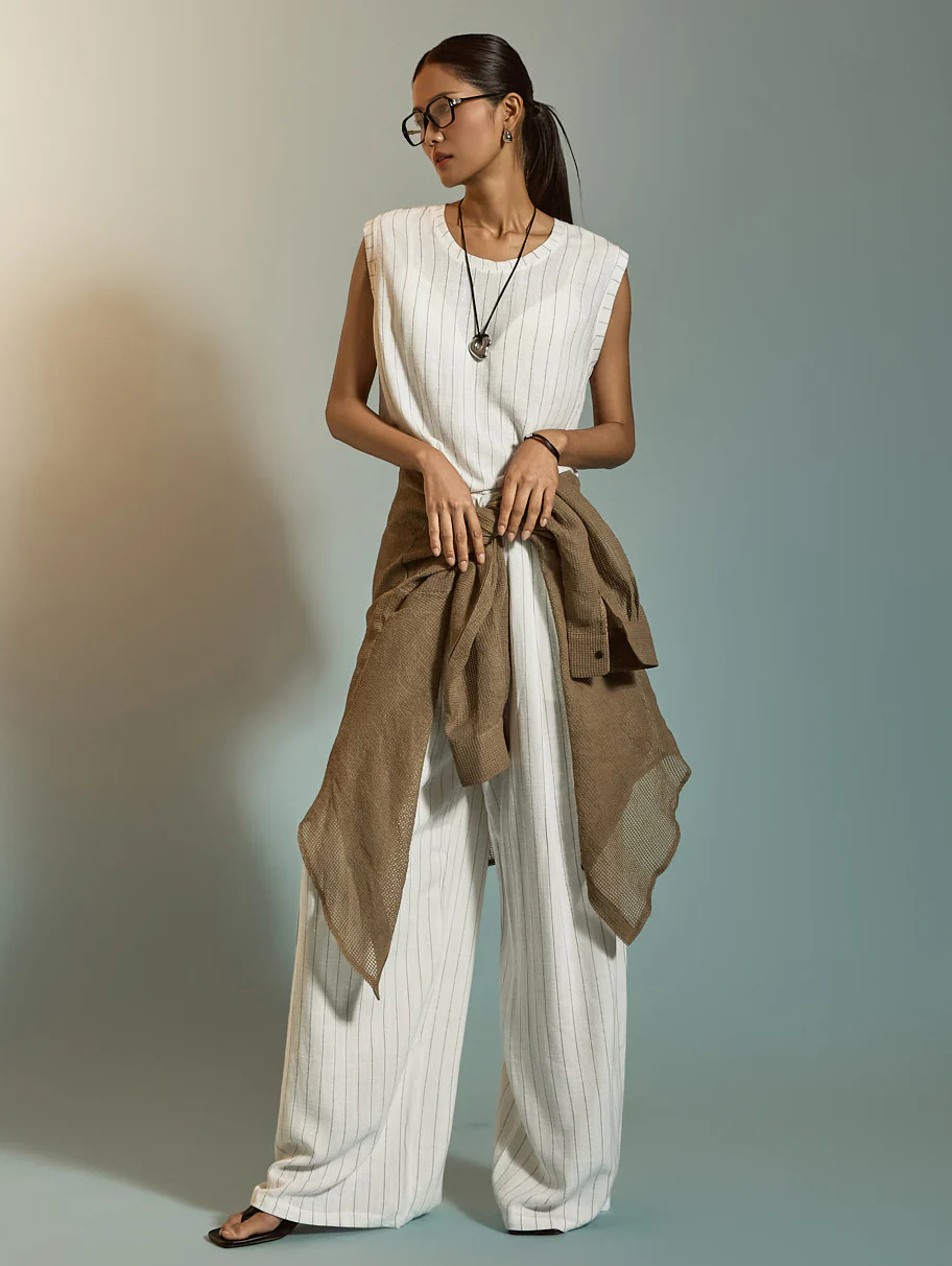 TP2196 Linen Top and Pants Set