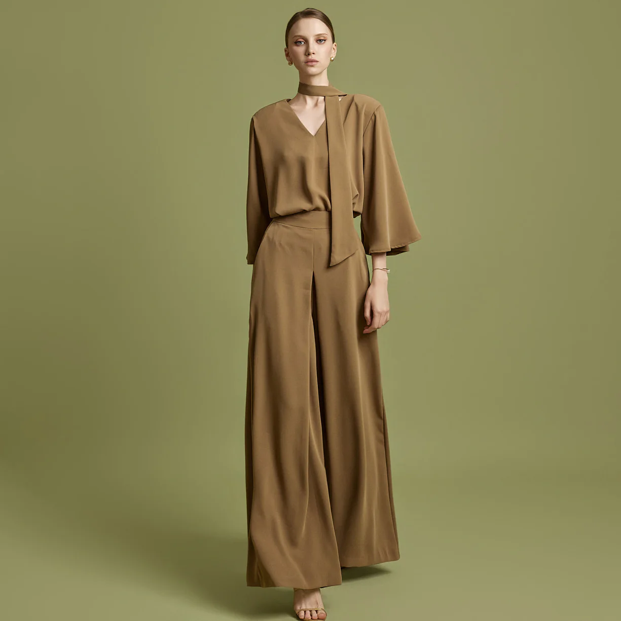 TP2240 Blouse and Slacks Set - Image 2