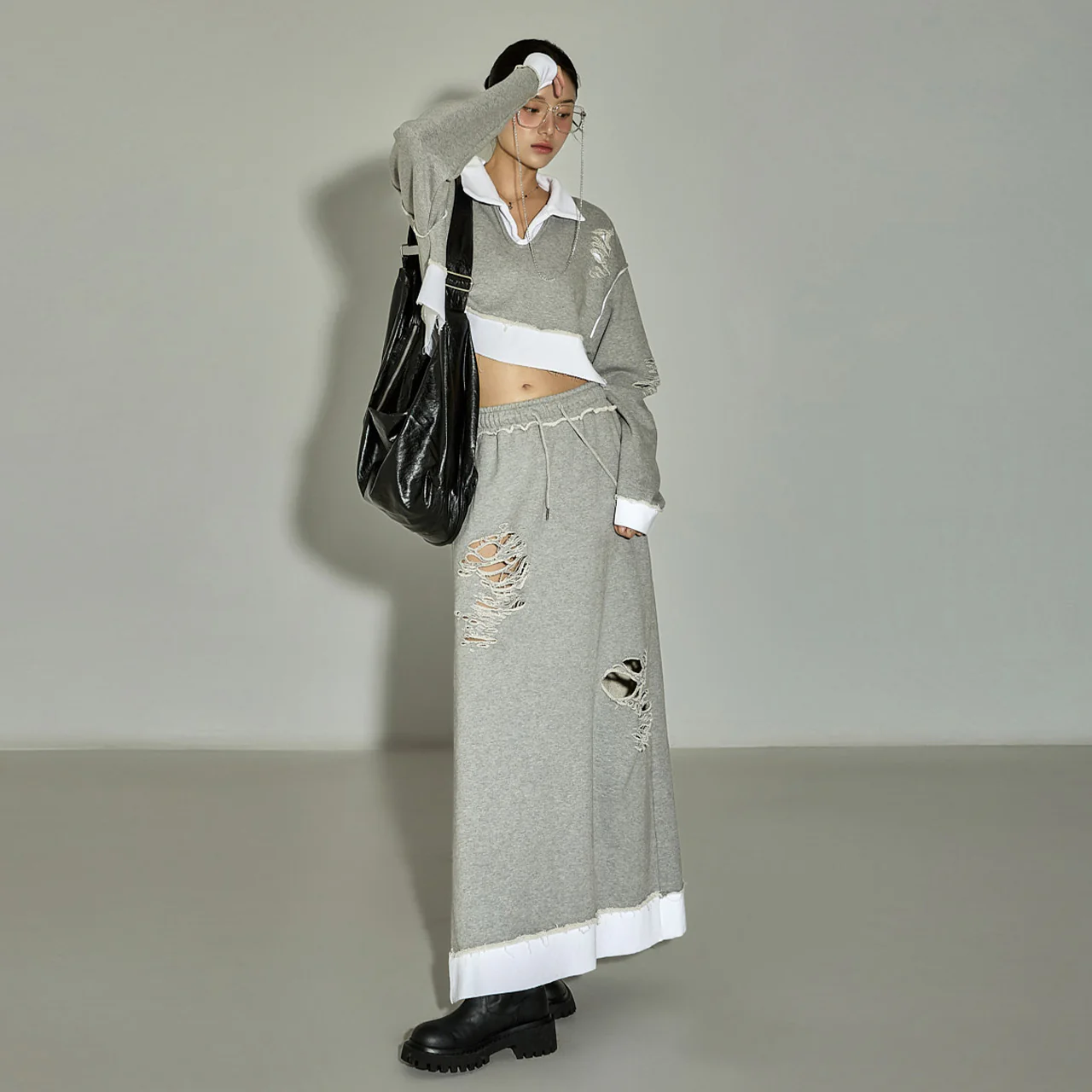 TP2250 Sweatshirts and Skirt Set - Image 2