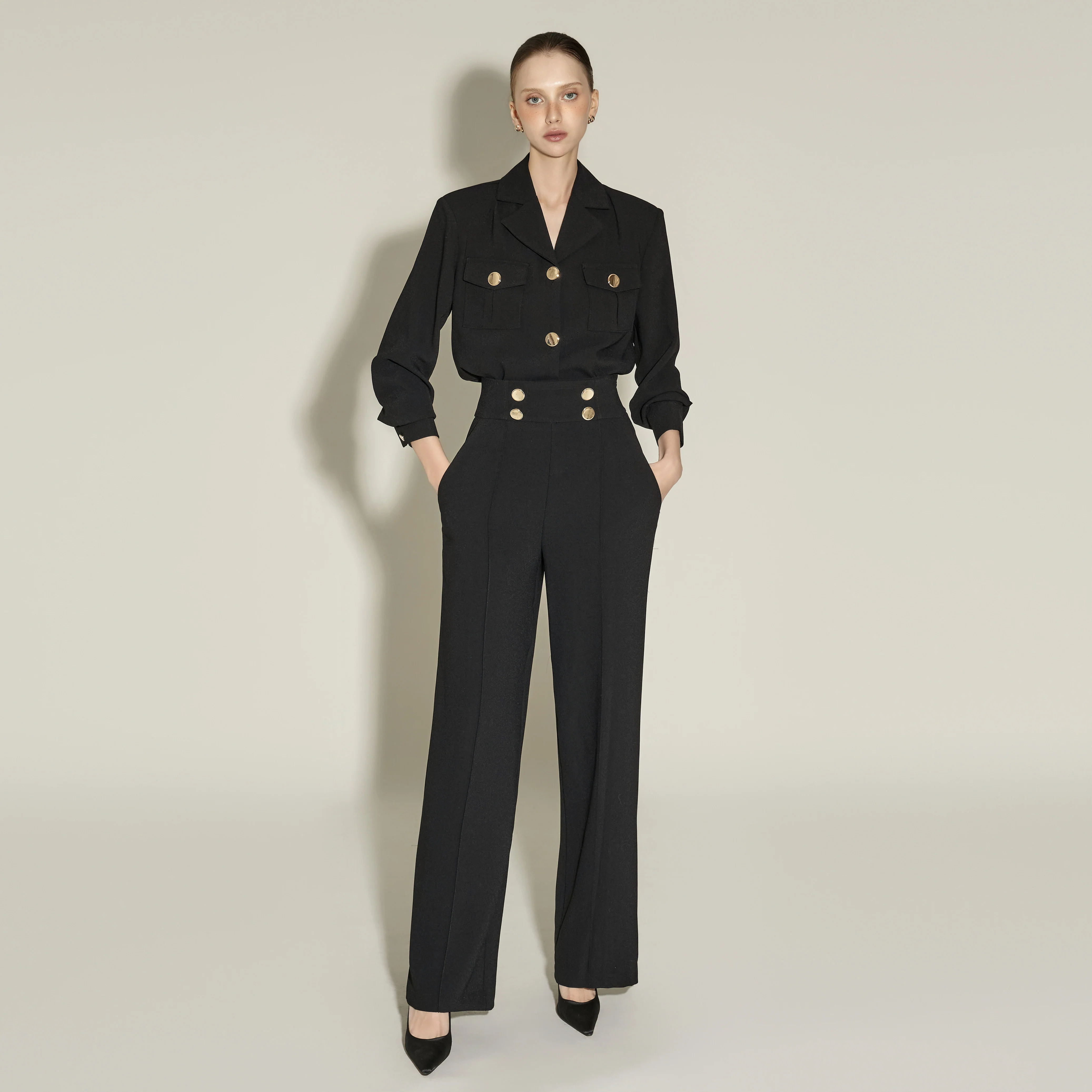 TP2275 Blouse and Slacks Set - Image 2