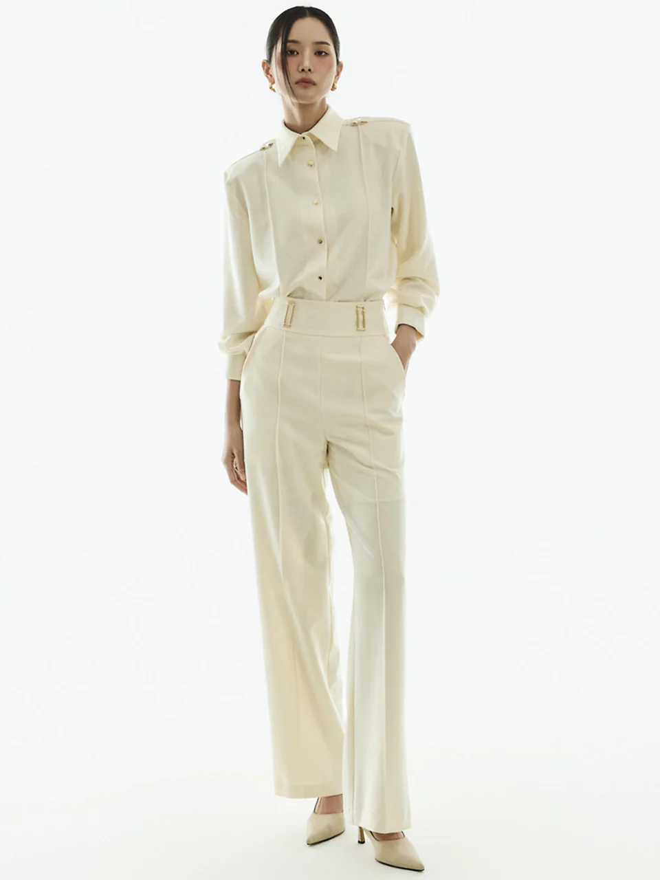 TP2315 Blouse and Slacks Set