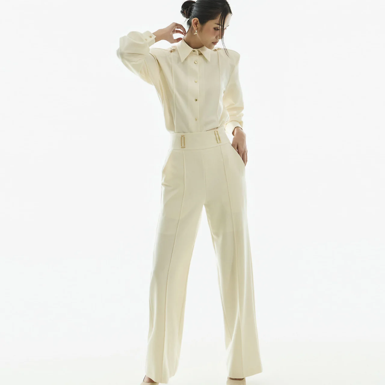 TP2315 Blouse and Slacks Set - Image 2