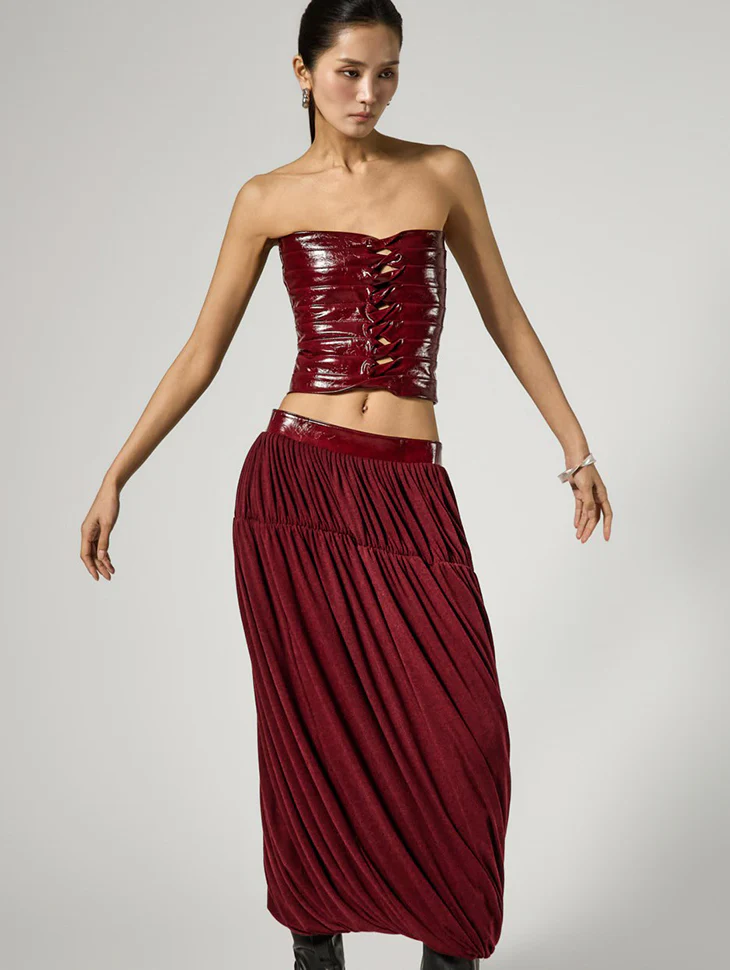 TP2340 Top and Skirt Set