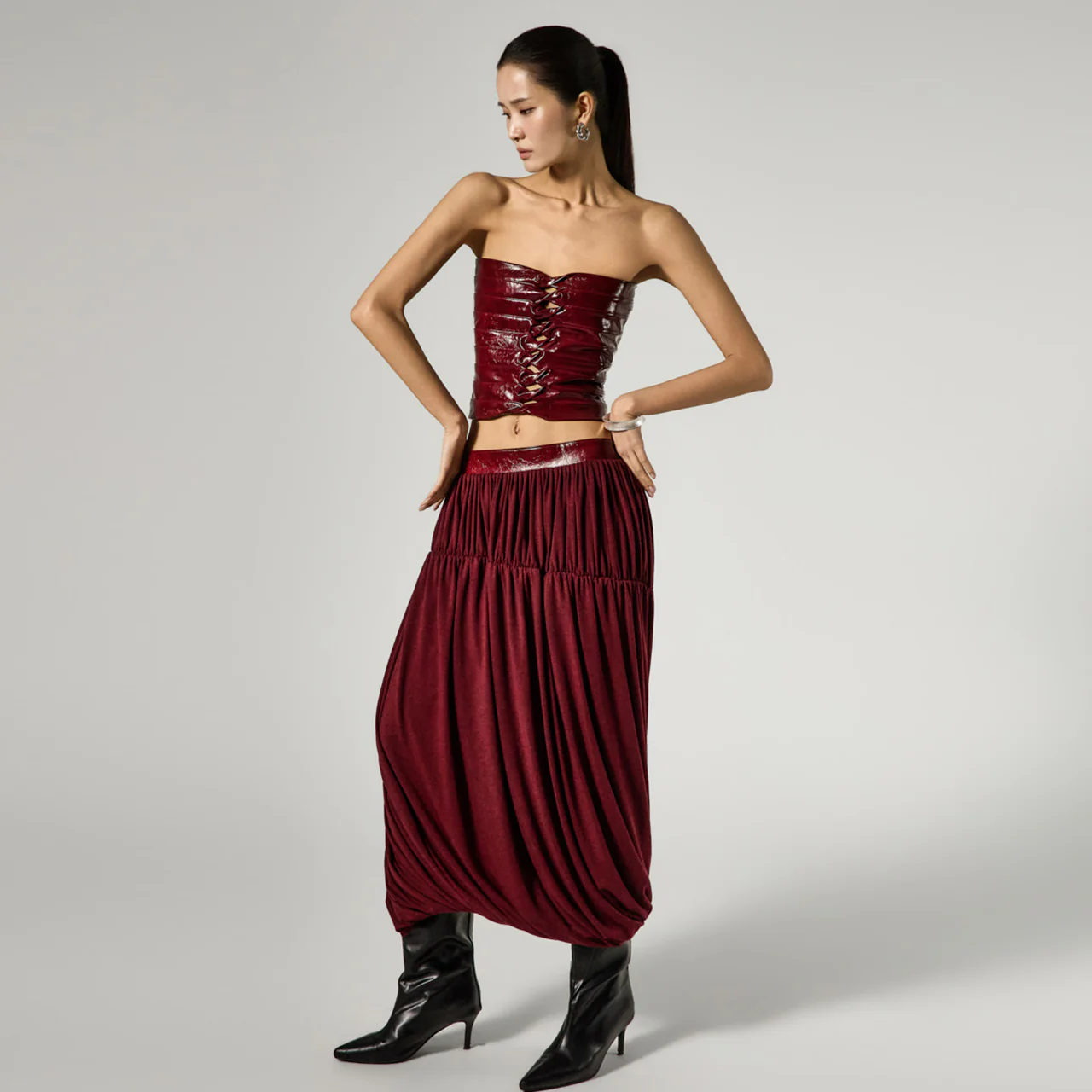 TP2340 Top and Skirt Set - Image 2