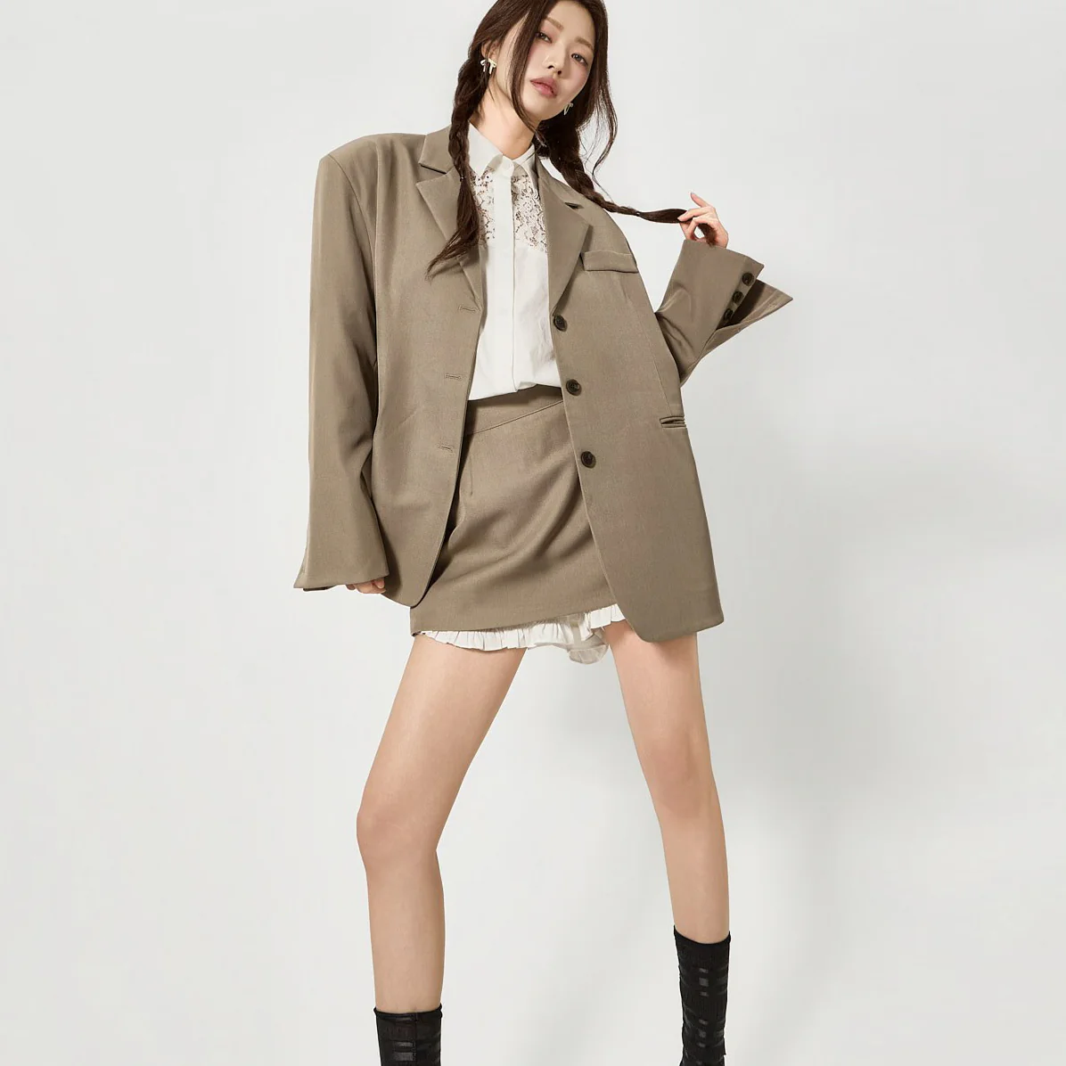 TP2355 Jacket and  Skirt Set - Image 2