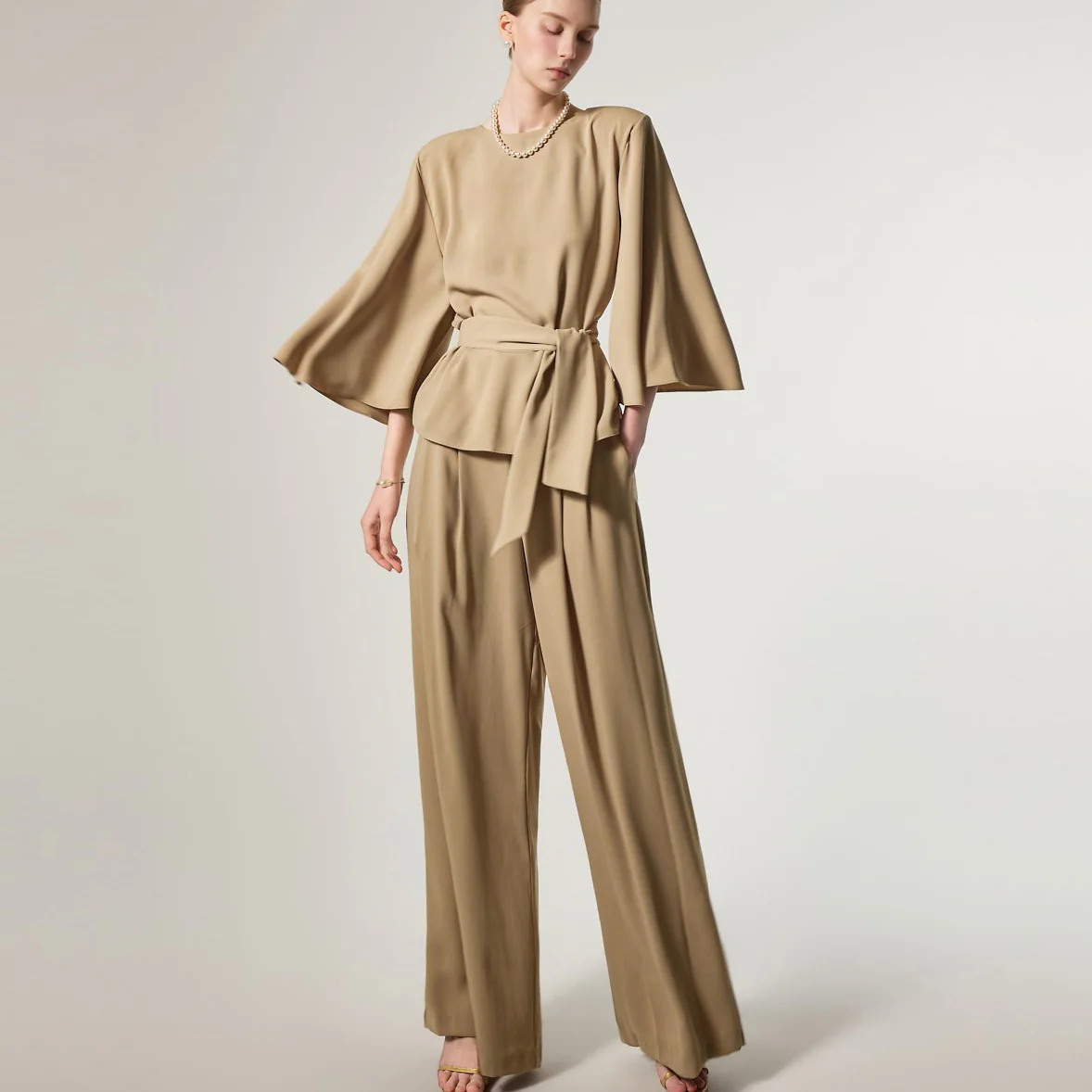 TP2363 Blouse and Slacks Set - Image 2