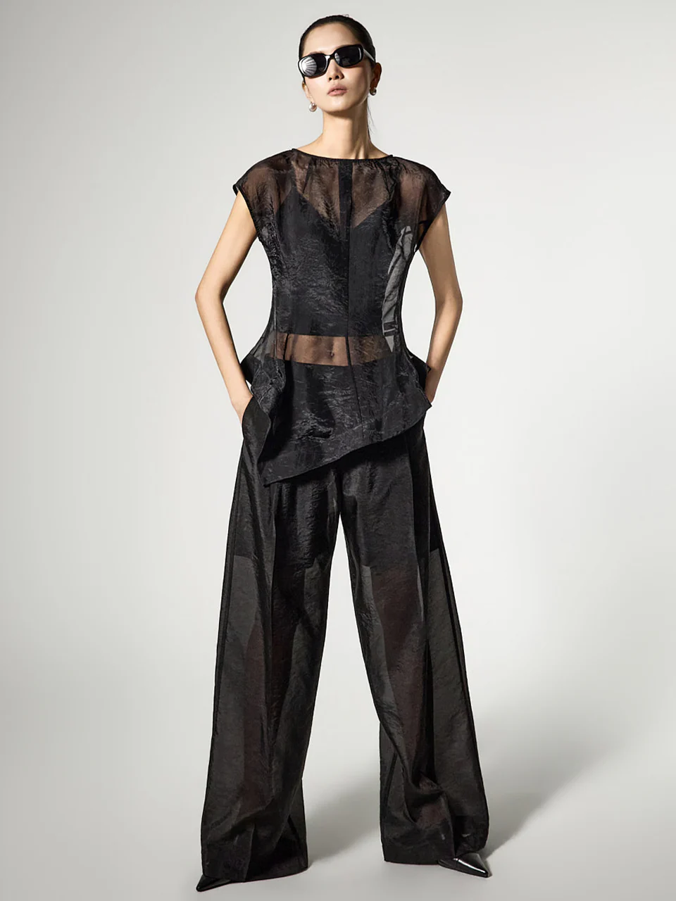 TP2376 Blouse and Slacks Set