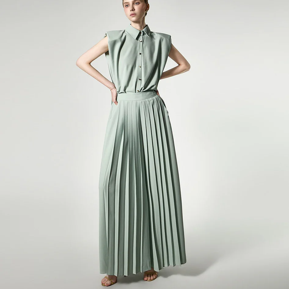 TP2380 Blouse and Slacks Set - Image 2