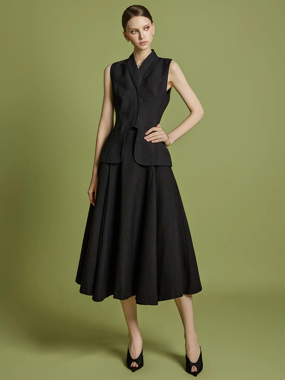 TP9148 Blouse and Skirt Set
