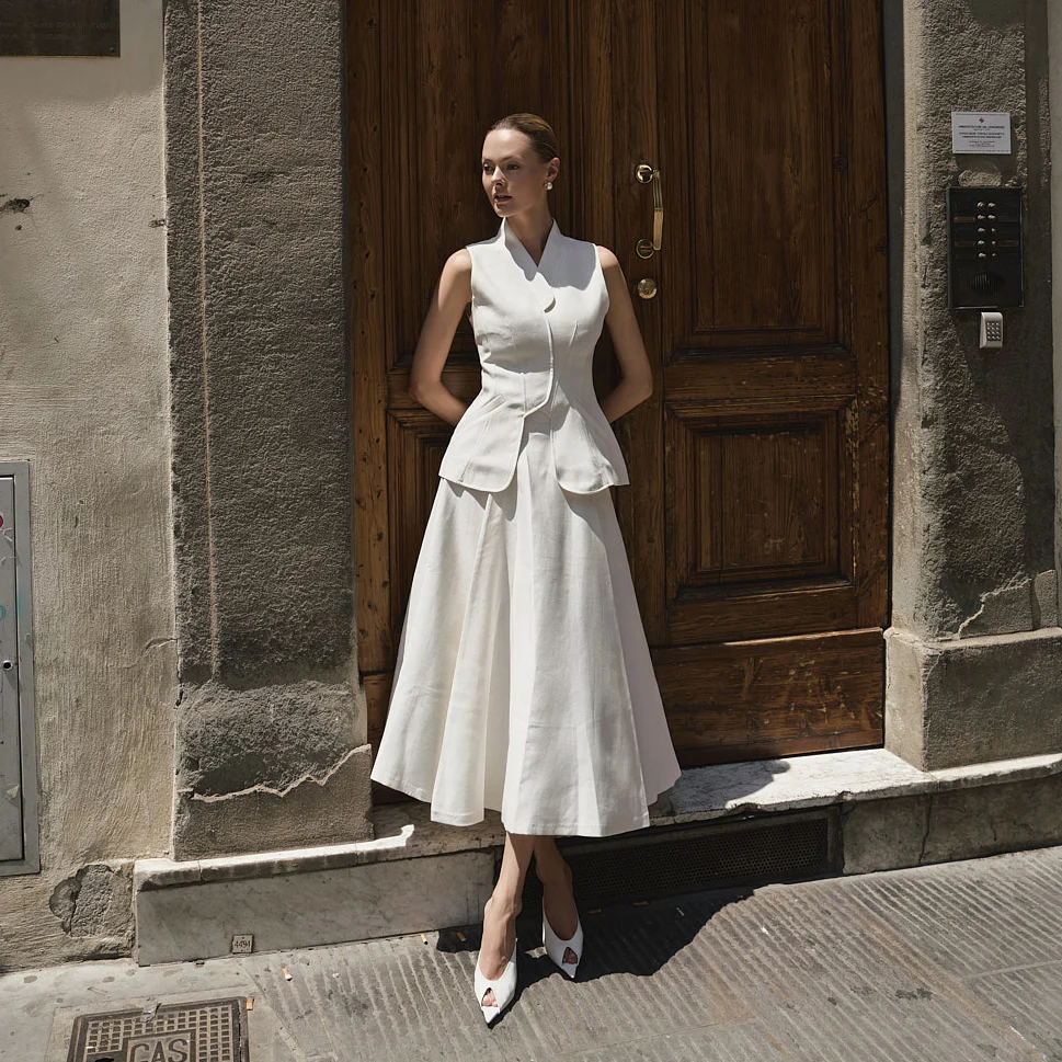 TP9148 Blouse and Skirt Set - Image 2