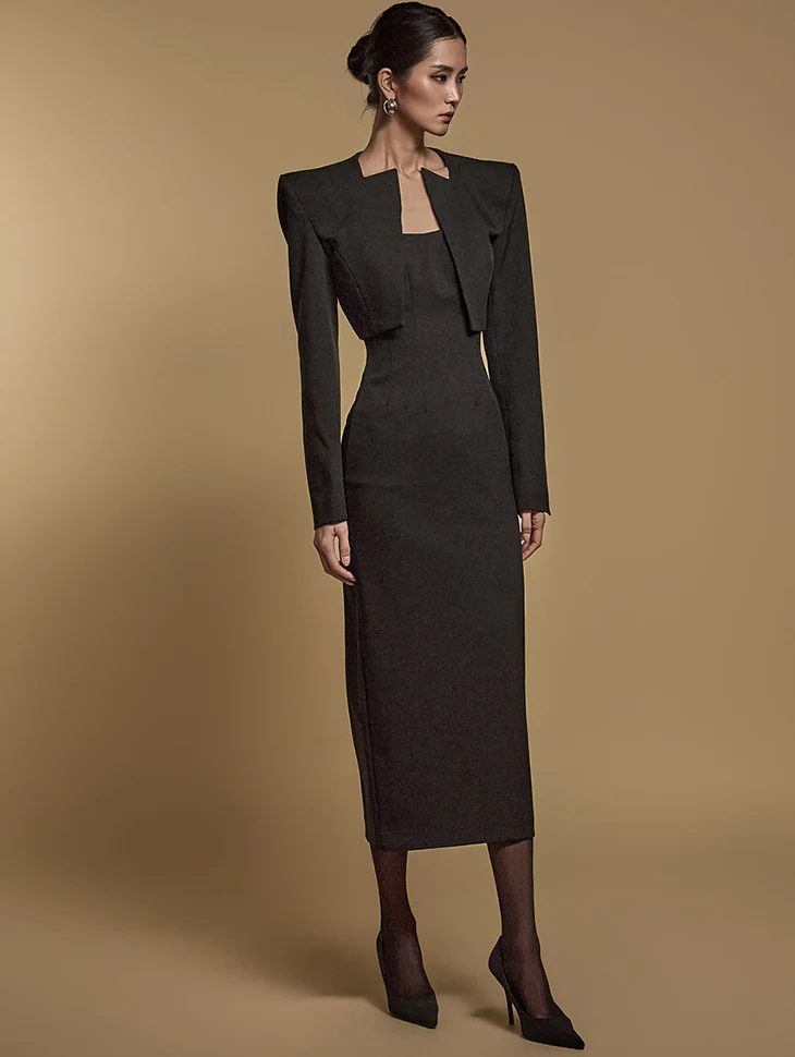 TP9161 Jacket Dress Set