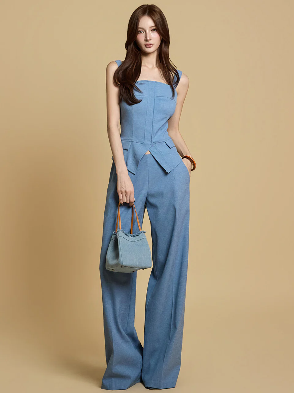 TP9172 Sleeveless top and pants set