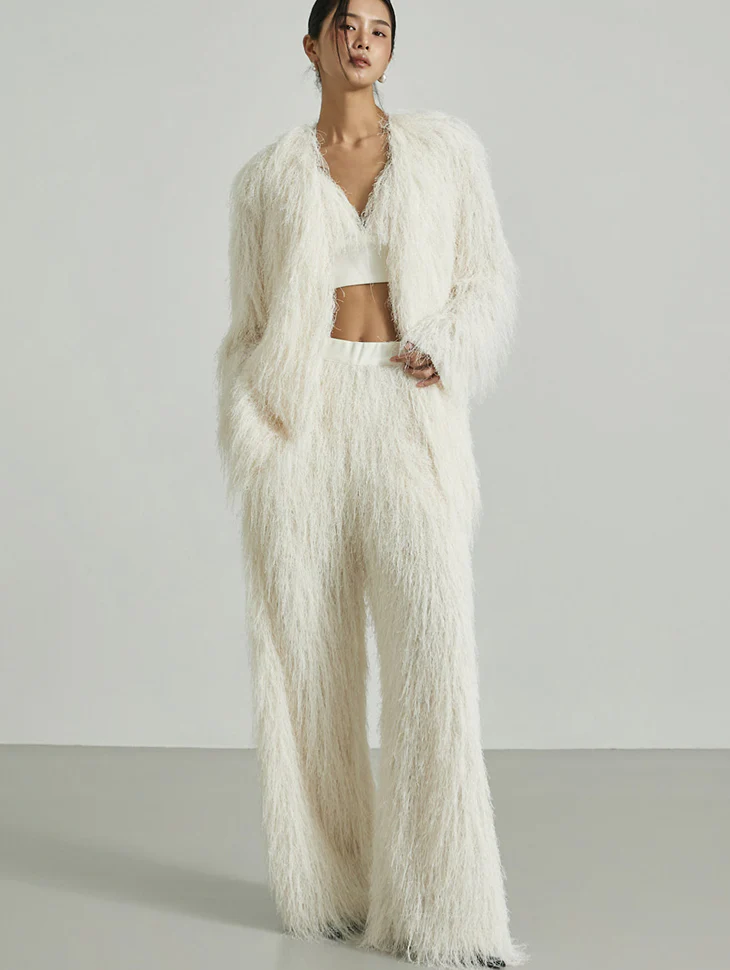 TP9191 Jacket Sleeveless Top Pants Set