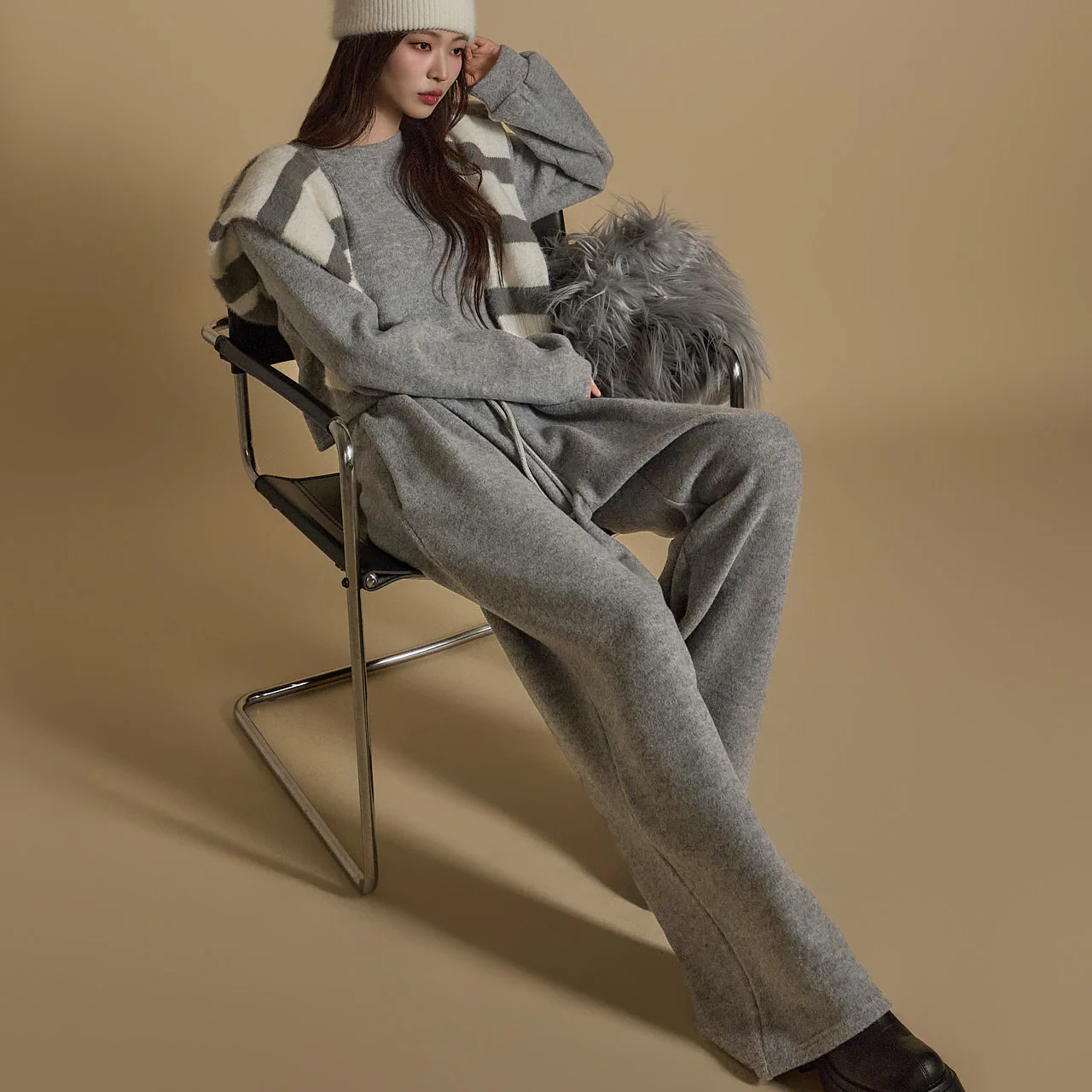 TR038 Fleece-lined Sweat suit - Image 2